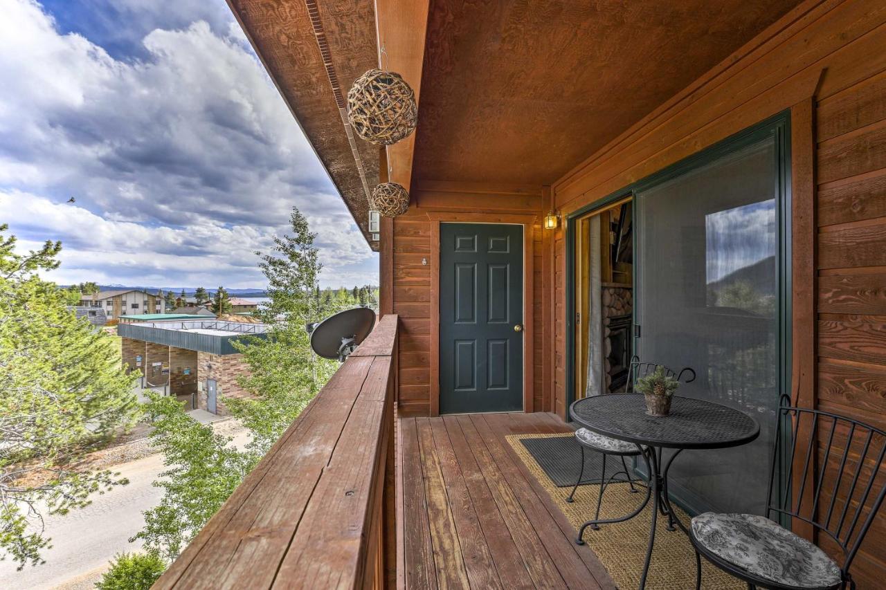 Mountain-View Condo With Deck Walk To Grand Lake Exterior foto